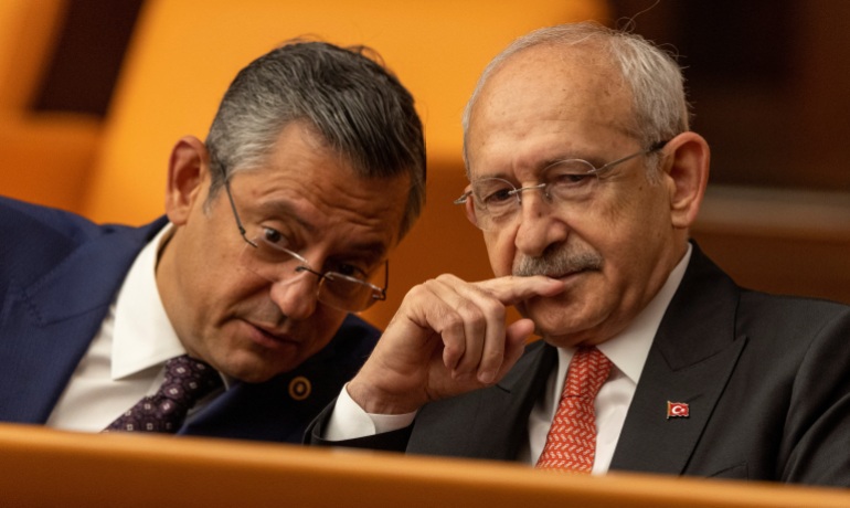 Turkey's main opposition Republican People's Party (CHP) leader Kemal Kilicdaroglu attends a swearing-in ceremony at the Turkish parliament in Ankara