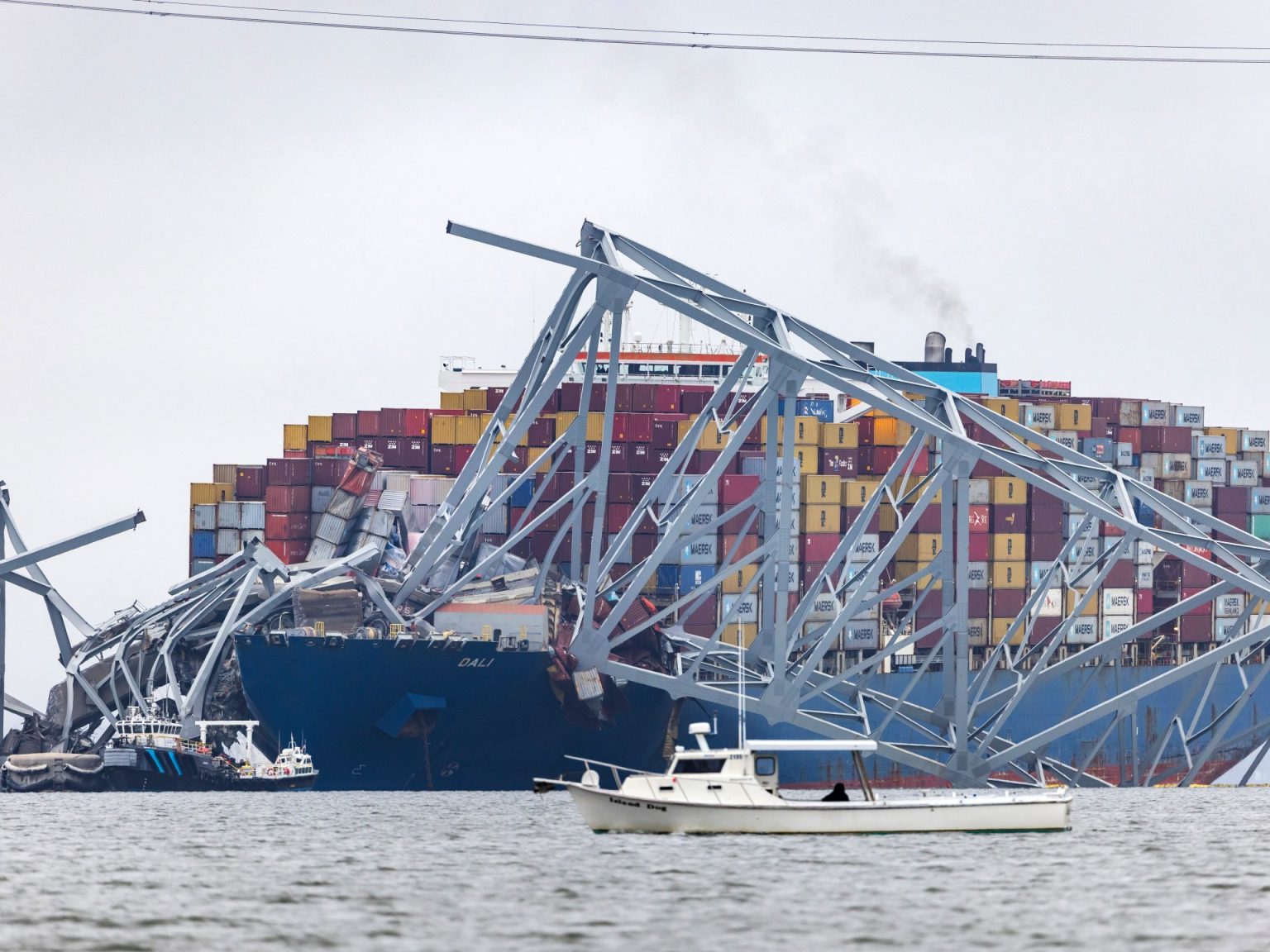 انهيار جسر بالتيمور ينذر بأزمة إمدادات سلعية في الولايات المتحدة