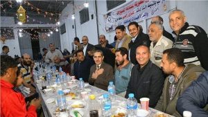 محافظ الغربية يشارك عمال غزل المحلة سحورا رمضانيا بالمنطقة الصناعية