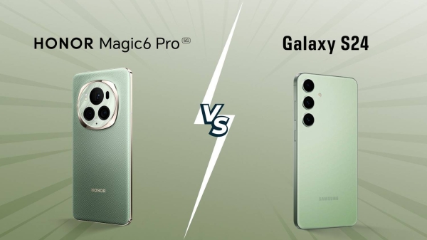 مواجهة الذكاء الاصطناعي: HONOR Magic 6 Pro مقابل Samsung Galaxy S24 – من سيفوز بالمستقبل؟