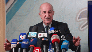 الجزائر تحدد موعد الانتخابات في سبتمبر. ومن المتوقع أن يسعى الرئيس المدعوم من الجيش لولاية ثانية