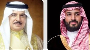 العاهل البحريني يهنئ ولي العهد السعودي بعيد الفطر