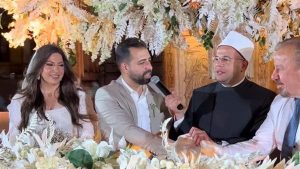 أول عقد قران بلغة أجنبية في القاهرة.. فيديو