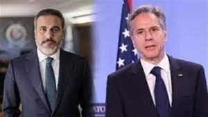 وزير الخارجية الأمريكي لنظيره التركي: واشنطن ستظل يقظة في مواجهة تحديات المنطقة