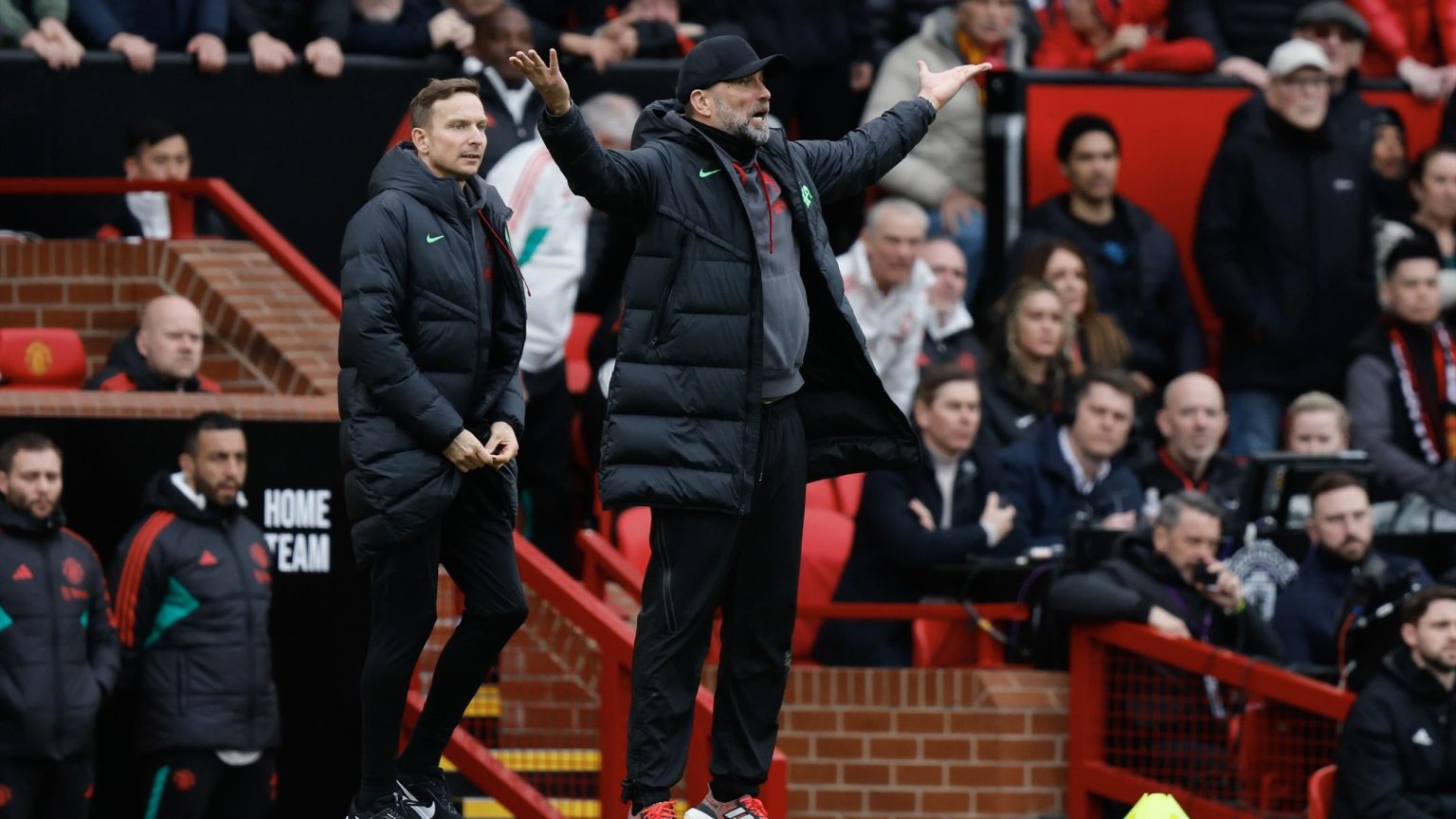 “خطأنا” – كلوب يلوم فريقه بعد تعادل ليفربول مع مانشستر يونايتد