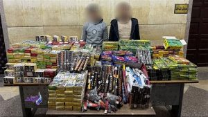 300 ألف صاروخ.. الداخلية تضبط تاجرى ألعاب نارية بالفيوم
