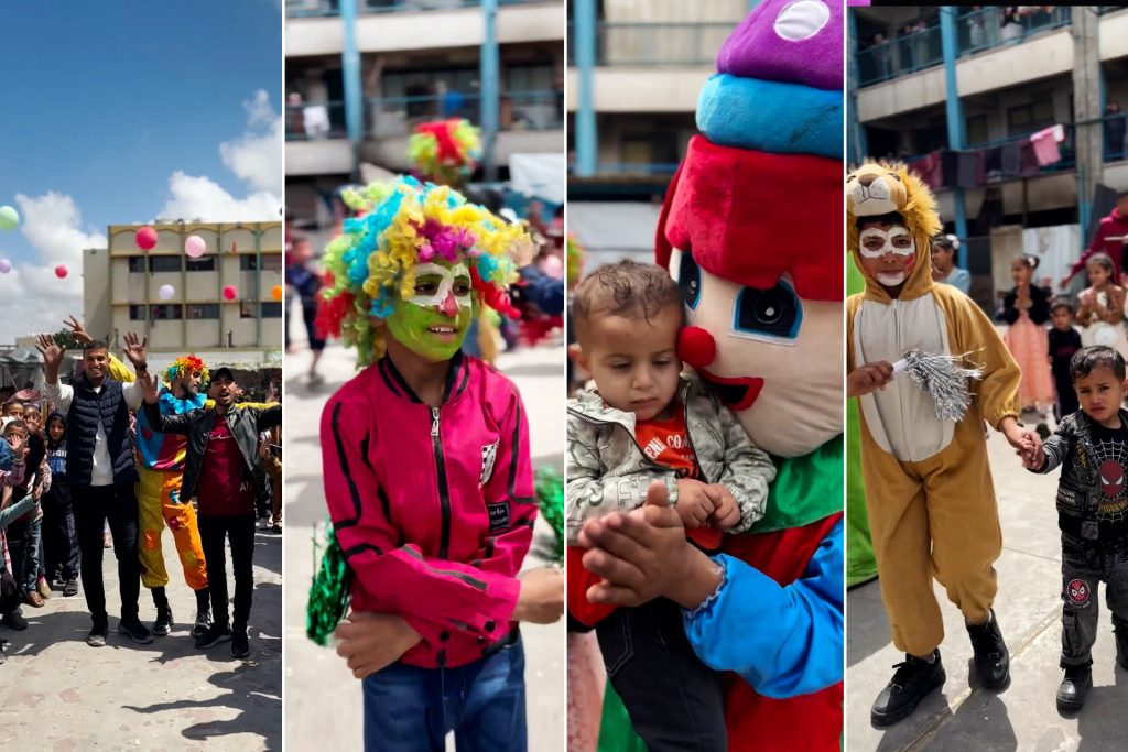 جراح أطفال غزة لم تمنعهم من “تأليف” فرحتهم بعيد الفطر