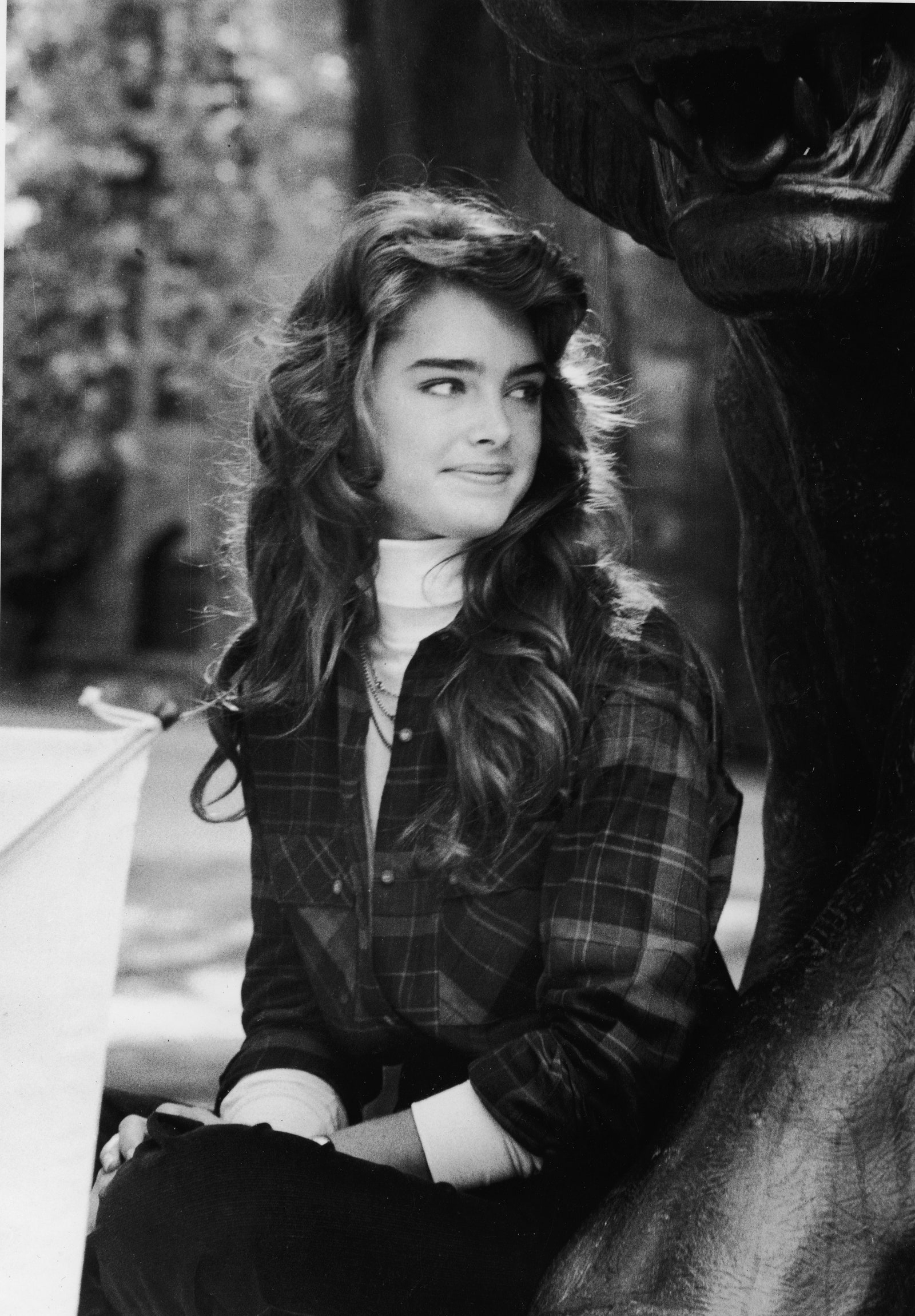 ربما تحتوي الصورة على Brooke Shields، ملابس بشرية، ملابس، وجه أشقر، مراهق، طفل وطفل