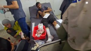 إصابات تصل “المعمداني” بعد استهداف الاحتلال مواطنين حاولوا العودة لجباليا