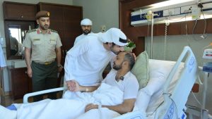 شاهد.. الشيخ حمدان يزور المصابين ويقدم التعازي في شهداء القوات المسلحة – أخبار