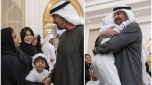 انظر: رئيس دولة الإمارات العربية المتحدة يعانق كثيرًا في لقاء حميم مع الأمهات والأطفال بالتبني – أخبار