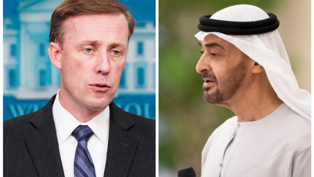 رئيس الإمارات يبحث مع مستشار الأمن القومي الأمريكي اتصالا هاتفيا العلاقات الثنائية والقضايا الإقليمية – خبر