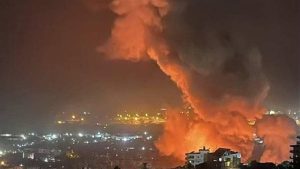 3 غارات اسرائيلية على محيط مدينة بعلبك وبلدة في البقاع شرق لبنان