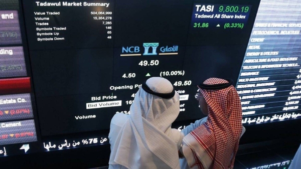 وأغلق المؤشر العام للتداول الأسبوع على ارتفاع بفضل قطاعي الطاقة والبنوك