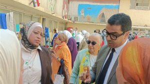 التضامن الاجتماعي تفتتح السوق الخيري السنوي لإحدى جمعيات رعاية الكفيفات