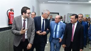 أمين عام الجامعات الأهلية يتفقد مقر جامعة الوادي الجديد الأهلية