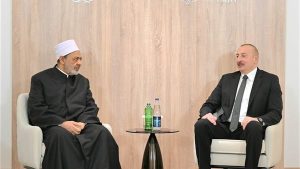 شيخ الأزهر يلتقي الرئيس الأذري فور وصوله إلى باكو للمشاركة في COP29.. صور