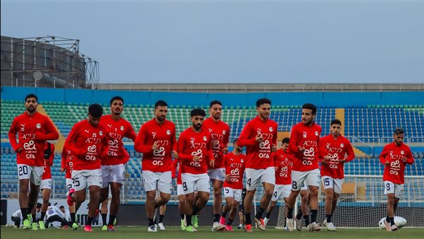 لقطات من مران المنتخب استعدادا لمباراة كاب فيردي