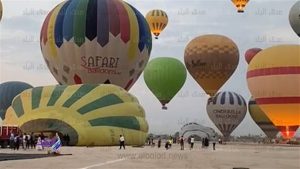 انطلاق 54 رحلة بالون طائر بسماء الأقصر.. فيديو وصور
