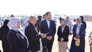 محافظ دمياط يتفقد موقع المنطقة الحرة العامة الجديدة