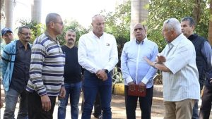 رئيس هيئة النظافة بالقاهرة يتفقد مشتل البراجيل.. صور