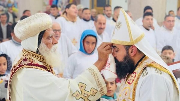 صلوات عيد الغطاس المجيد بإيبارشية مطاي .. صور