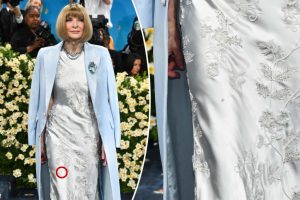 عشاق Eagle-Eyed بقعة الغموض اللطيفة على ثوب Met Custom Ana Wintour
