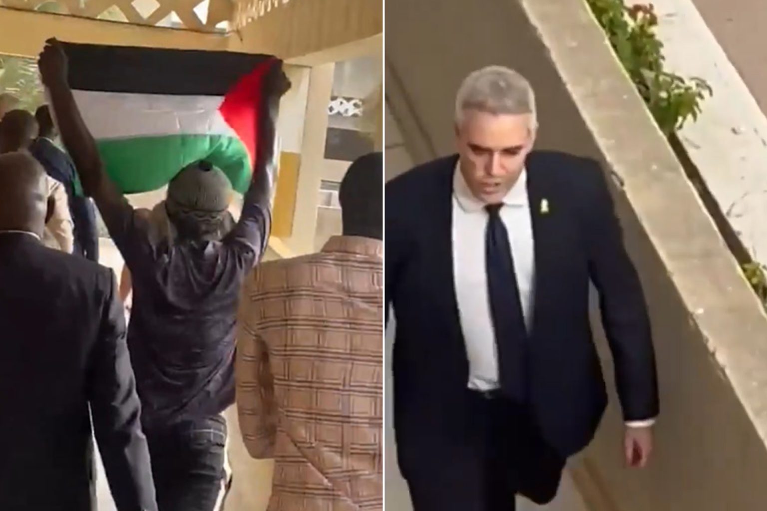 مشهد طرد السفير الإسرائيلي من جامعة بالسنغال يلقى تفاعلا عربيا واسعا