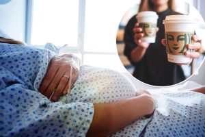 من المفترض أن تشرب ستاربكس يحث على المخاض