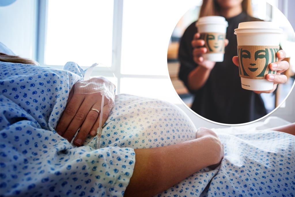 من المفترض أن تشرب ستاربكس يحث على المخاض