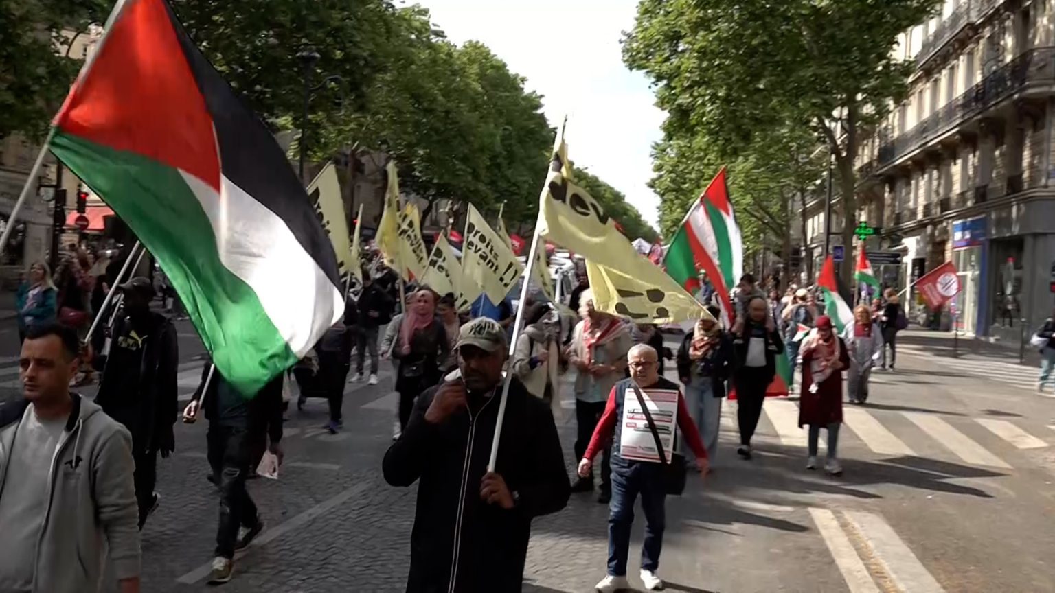 مظاهرات بأوروبا للتنديد بحرب غزة والمطالبة بمقاطعة إسرائيل