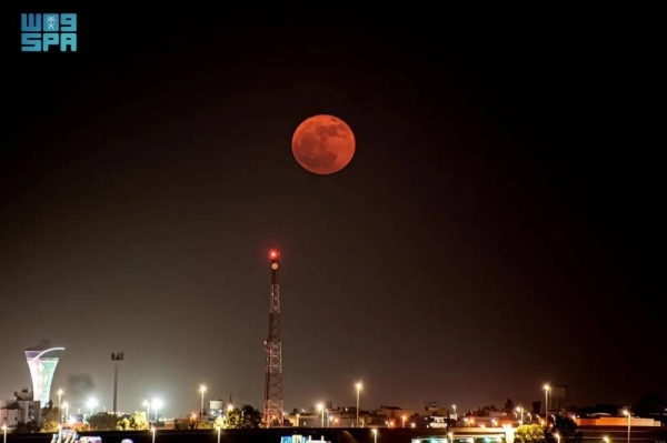 الفراولة مون يعطي علاجًا سماويًا نادرًا في الحدود الشمالية للمملكة العربية السعودية