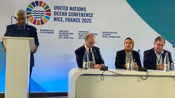 القومي لعلوم البحار ينظم فاعلية خلال مؤتمر الأمم المتحدة بالمنطقة الزرقاء بفرنسا