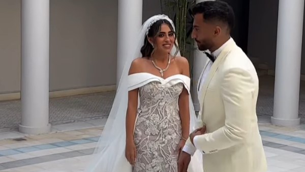 الصور الأولى من حفل زفاف منة عدلي القيعي ويوسف حشيش