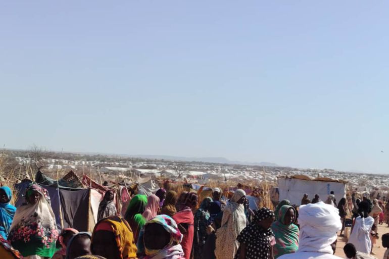مخيم اردمي للاجئين السودانيين بشرق تشاد