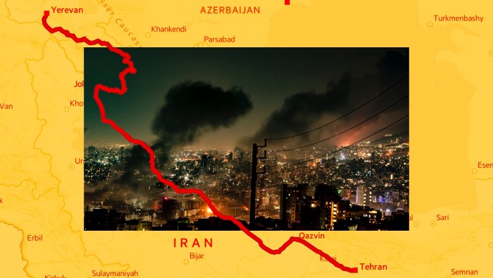 خروج من إيران في زمن الحرب