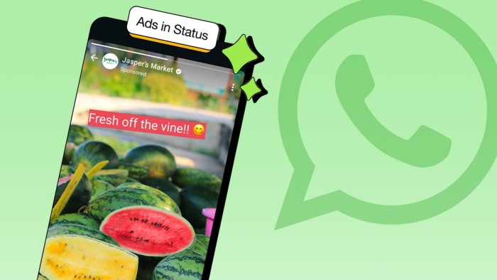 يقدم Meta الإعلان إلى WhatsApp في الدفع من أجل إيرادات جديدة