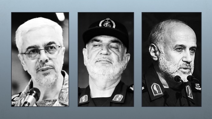 القادة والعلماء الإيرانيين الذين قتلوا في ضربات إسرائيلية