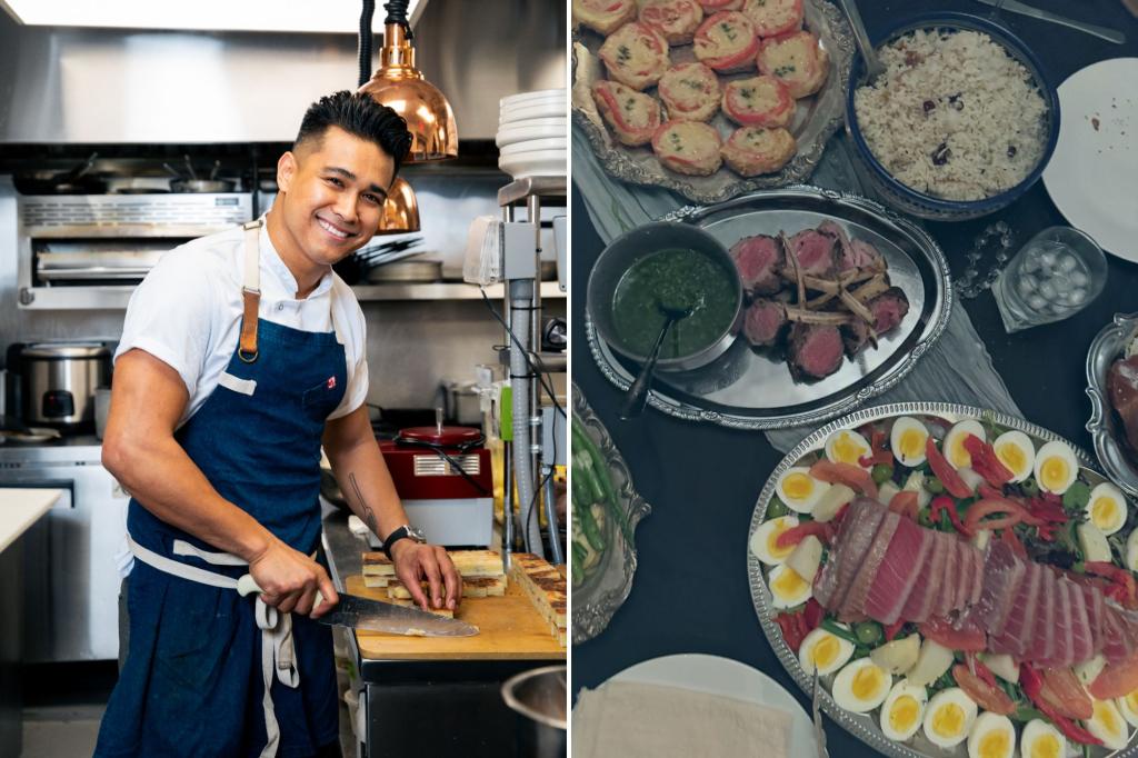 أطباق Celeb Chef Jordan Andino في عرضين جديدين للخبز ومطعمه في مانيلا