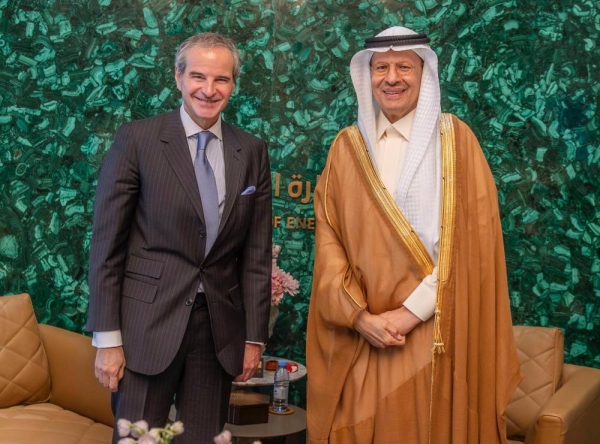 وزير الطاقة ، رئيس الوكالة الدولية للطاقة الذرية يناقش تقدم برنامج الطاقة النووية السعودية