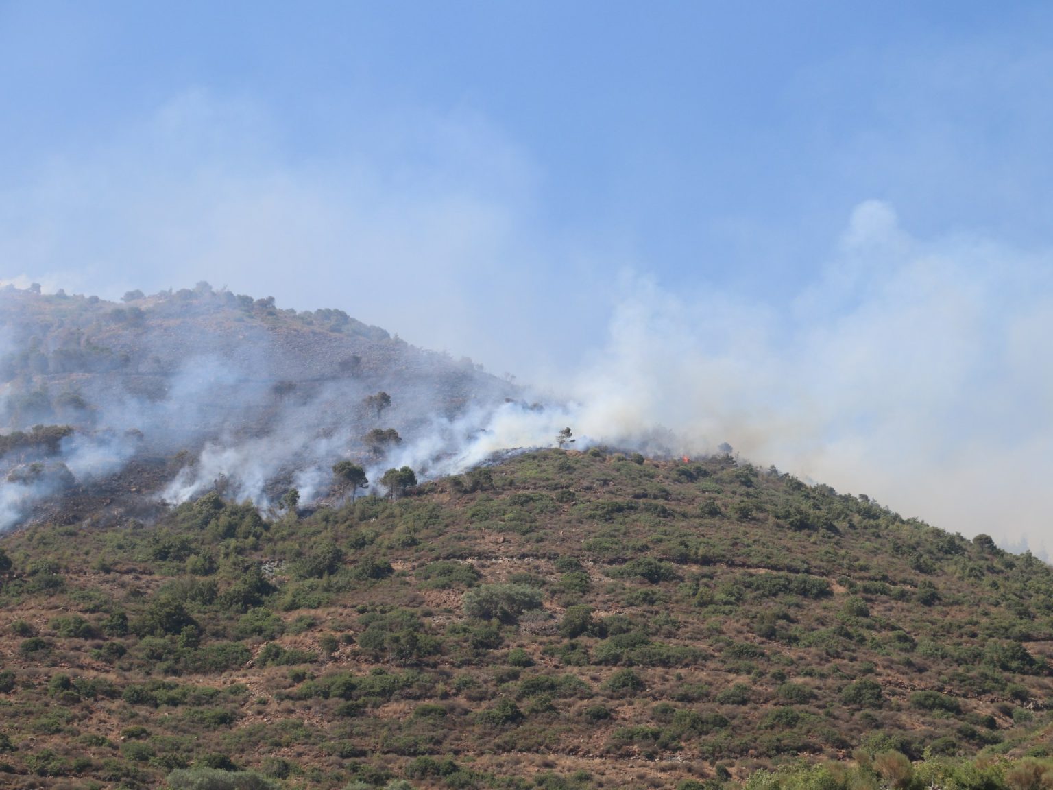 صور أقمار اصطناعية تظهر انحسار حرائق الساحل السوري