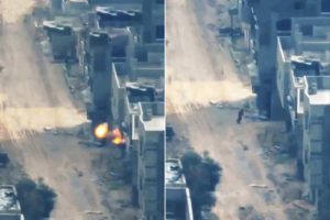 إعلان ترويجي لشركة عسكرية إسرائيلية يستخدم مشهد قتل فلسطيني للترويج لدقة أسلحتها