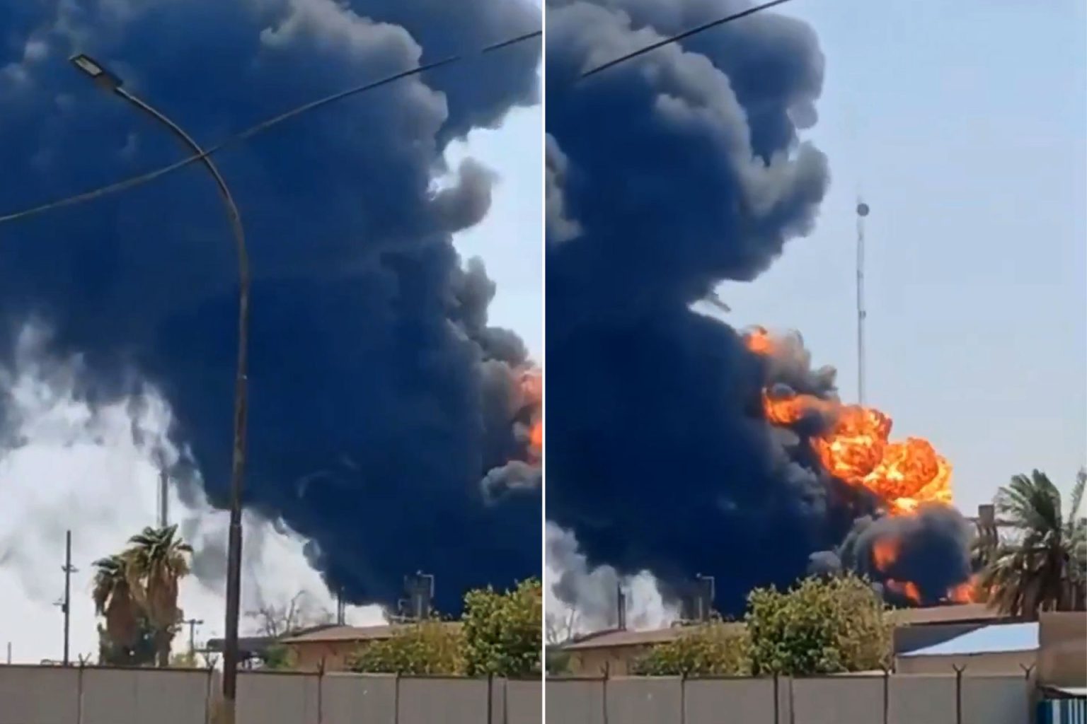 السيطرة على حريق في مصفاة آبادان الإيرانية