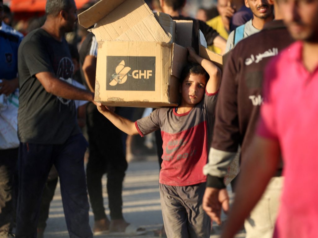 إصابة عاملي إغاثة أميركيين في خان يونس