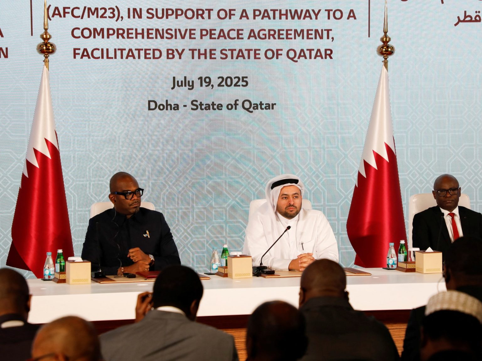 ترحيب واسع بتوقيع اتفاق مبادئ بالدوحة بين الكونغو وحركة “إم 23” المتمردة | أخبار