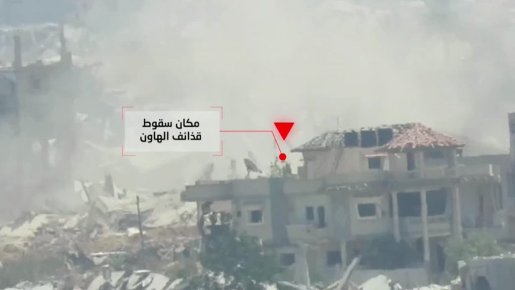 مشاهد توثق استهداف السرايا تجمعات للاحتلال وخطوط الإمداد بخان يونس