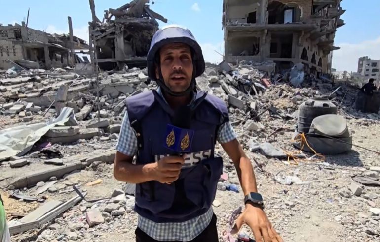 مراسل الجزيرة الشهيد محمد قريقع