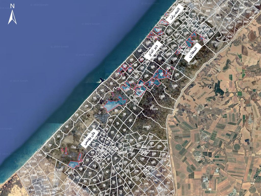 تحقيق يكشف زيف خريطة للاحتلال تحوي مناطق نزوح جديدة في غزة