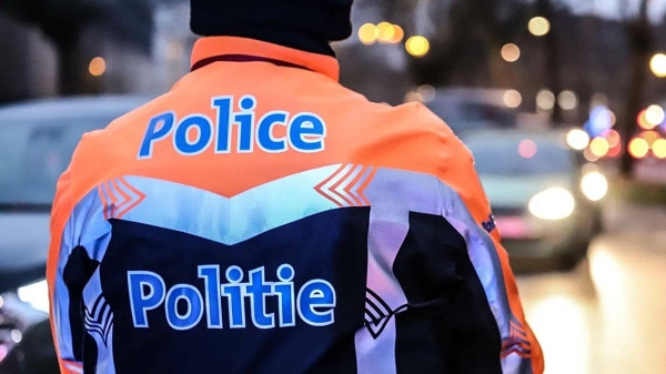 طعن الشخص في وسط بروكسل في العرض التجريبي المؤيد للفلسطين