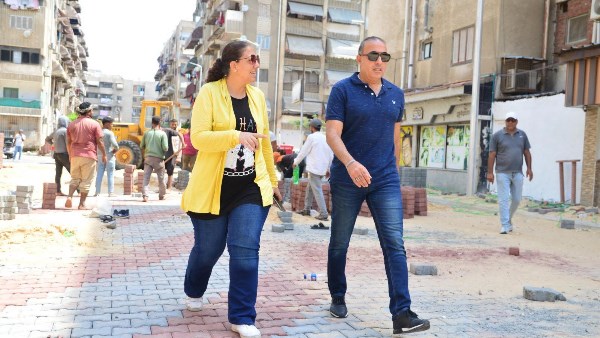 رئيس بورفؤاد يتفقد مستجدات العمل في تطوير ورفع كفاءة مساكن منطقة الحزب الوطني|صور